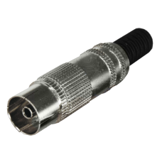 Разъем ТВ(гнездо) Никель Rexant