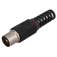 Разъем ТВ(штекер) без пайки Proconnect, черный