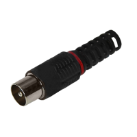 Разъем ТВ(штекер) без пайки Rexant, черный