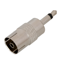 Переходник TRS(штекер) 3.5 мм моно - ТВ(гнездо) Rexant