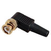 Разъем BNC(штекер) под винт с колпачком Rexant, угловой