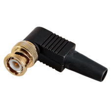 Разъем BNC(штекер) под винт с колпачком Rexant, угловой