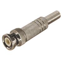 Разъем BNC(штекер) под винт с пружиной Proconnect, металл