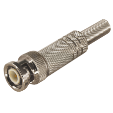 Разъем BNC(штекер) под пайку с пружиной Rexant, металл