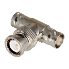 Переходник BNC(штекер) - BNC(2 гнезда) тройник Rexant