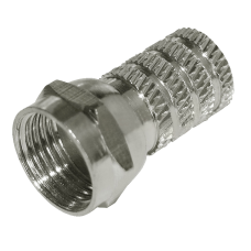 Разъем F(штекер) резьбовой на RG6 Rexant, 100 шт/упак