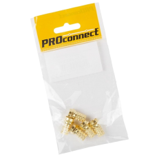 Разъем F(штекер) резьбовой на RG6 Proconnect Gold, 5 шт/упак