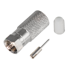 Разъем F(штекер) резьбовой на RG11 Rexant, со вставкой, 50 шт/упак