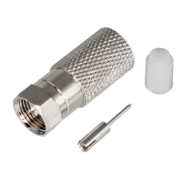 Разъем F(штекер) резьбовой на RG11 Proconnect, со вставкой, 50 шт/упак