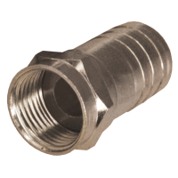 Разъем F(штекер) обжимной на RG6, 100 шт/упак