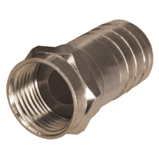 Разъем F(штекер) обжимной на RG6, 100 шт/упак