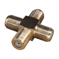 Переходник F(4 гнезда) F-тройник Proconnect, 50 шт/упак