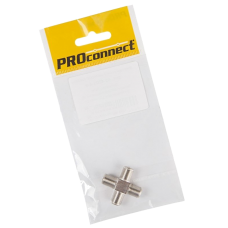 Переходник F(4 гнезда) F-тройник Proconnect, 1 шт/упак