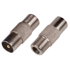 Переходник F(гнездо) - ТВ(штекер) Proconnect, 100 шт/упак, эконом