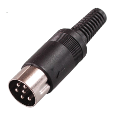 Разъем DIN 6 pin(штекер) Premier, пластик, 50 шт/упак