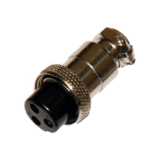 Разъем MIC 3P(гнездо) Premier, металл