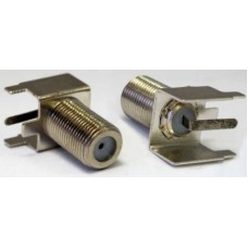 Разъем F(гнездо) на корпус короткое Rexant, угловое