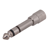 Переходник TRS (гнездо) 3.5 мм - TRS (штекер) 6.3 мм Rexant, стерео