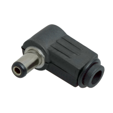 Разъем питания Rexant, 2.1 х 5.5 x 10 мм, угловой