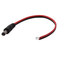 Разъем питания 2.1 x 5.5 x 10 мм Rexant, с проводами 20 см