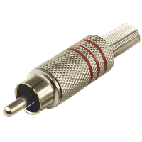 Разъем RCA(штекер) Proconnect, металл, под винт