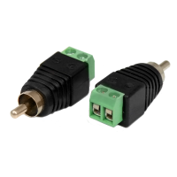 Разъем RCA(штекер) Rexant, с клеммной колодкой