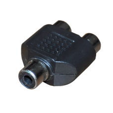 Переходник 1 RCA(гнездо) - 2 RCA(гнездо) Rexant
