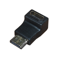 Переходник HDMI(штекер) - HDMI(гнездо) Rexant, угловой