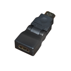 Переходник HDMI(штекер) - HDMI(гнездо) Rexant, поворотное