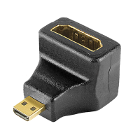 Переходник HDMI(гнездо) - Micro HDMI(штекер) Rexant, угловой