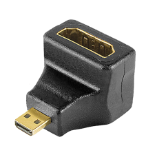Переходник HDMI(гнездо) - Micro HDMI(штекер) Rexant, угловой