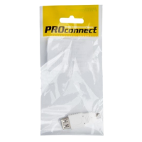Переходник USB A(гнездо) - micro USB A(штекер) Proconnect, 1 шт/упак