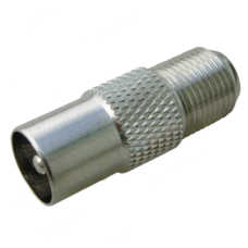 Переходник F(гнездо) - ТВ(штекер) P911 RTM, 100 шт/упак