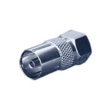 Переходник F(штекер) - ТВ(штекер) P914 RTM, 100 шт/упак