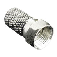 Разъем F(штекер) резьбовой на RG6 F113-55