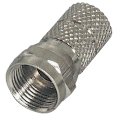 Разъем F(штекер) резьбовой на RG6 FF1 Transmedia, 100 шт/упак