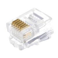 Разъем телефонный 6P6C, 100 шт/упак