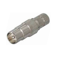 Разъем ТВ(штекер) резьбовой на RG6 FS33-7T Transmedia металлический, прямой
