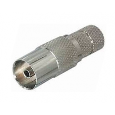 Разъем ТВ(гнездо) резьбовой на RG6 FS34-7T Transmedia металлический, прямой