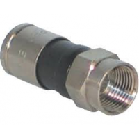 Разъем F(штекер) компрессионный на RG6 EX6-51XL