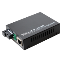 Медиаконвертер 10/100/1000M SM Fibercoms, 1310 нм, 20 км, SC