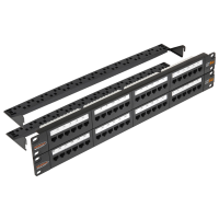 Патч-Панель 19" Nikomax, 48 гнезда RJ-45, CAT5e, неэкранированная, с органайзерами