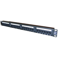 Патч-Панель 19'' Rexant, 24 гнезда RJ-45,  CAT5e
