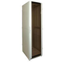 Шкаф телекоммуникационный напольный 19" 42U (2100 x 600 х 1000) дверь стекло/металл Ижтехноком