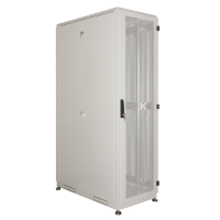 Шкаф серверный серый 42U (2020 x 600 х 1000) ЦМО, дверь перфорированная