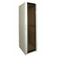 Шкаф телекоммуникационный напольный 19" 42U (2100 x 600 х 600) дверь стекло/металл Ижтехноком