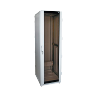 Шкаф телекоммуникационный напольный 19" 42U (2100 x 600 х 800) дверь стекло/металл Ижтехноком