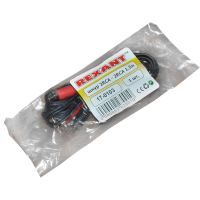Шнур 2 RCA - 2 RCA 3.5 мм SILVER Rexant, 1.5 м