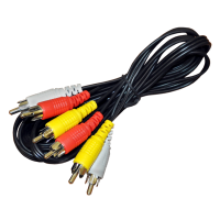 Шнур 3 RCA - 3 RCA 3.5 мм SILVER Rexant, 1.5 м