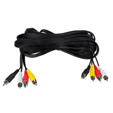 Шнур 4 RCA - 4 RCA 3.5 мм SILVER Rexant, 7 м